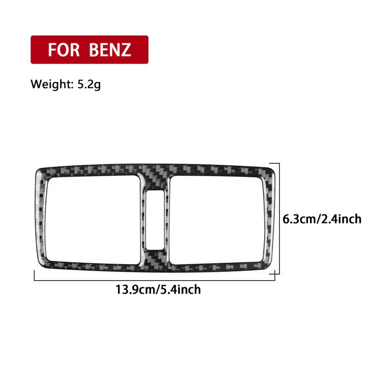 For Mercedes-Benz G-Class W463 Rear Air Outlet Sticker(Red) - Image 3