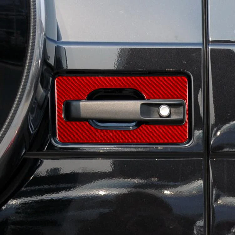 For Mercedes-Benz G-Class W463 Trunk Handle Sticker(Red) - Image 7