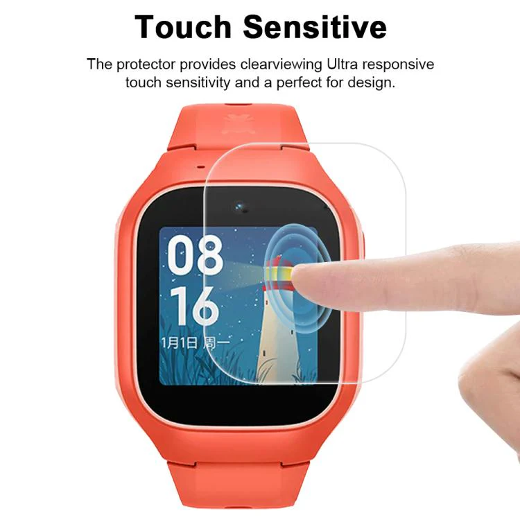 For Mi Mitu Kids Watch Phone 4C / 5C / 6C 5pcs xDfind Soft Hydrogel Film Full Cover Watch Front Protector - Image 5