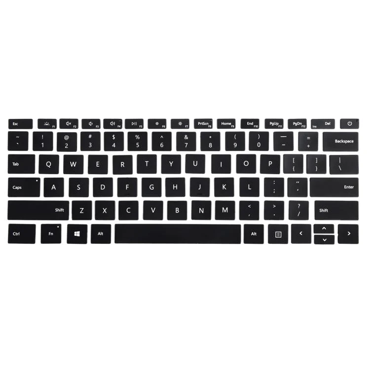 For Microsoft Surface Laptop 3 / 4 / 5 US English Version Keycaps(Black)