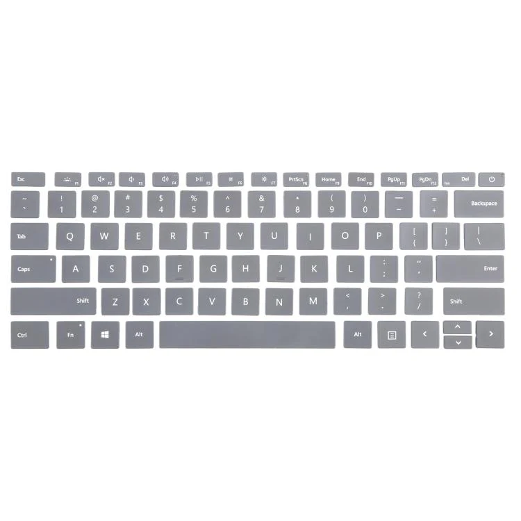 For Microsoft Surface Laptop 3 / 4 / 5 US English Version Keycaps(Gray)