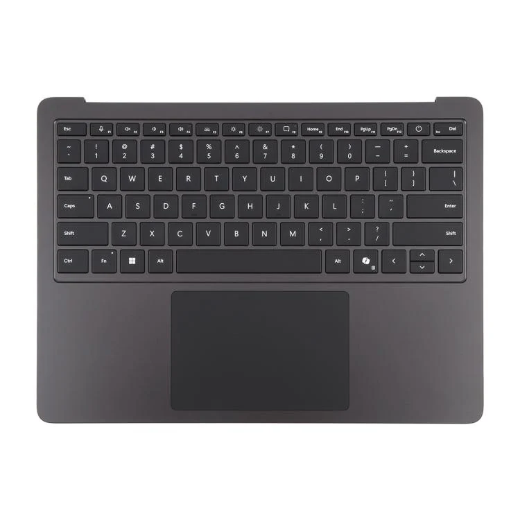 For Microsoft Surface Laptop 7 13.8 inch US Keyboard with C Shell / Touchpad (Black)