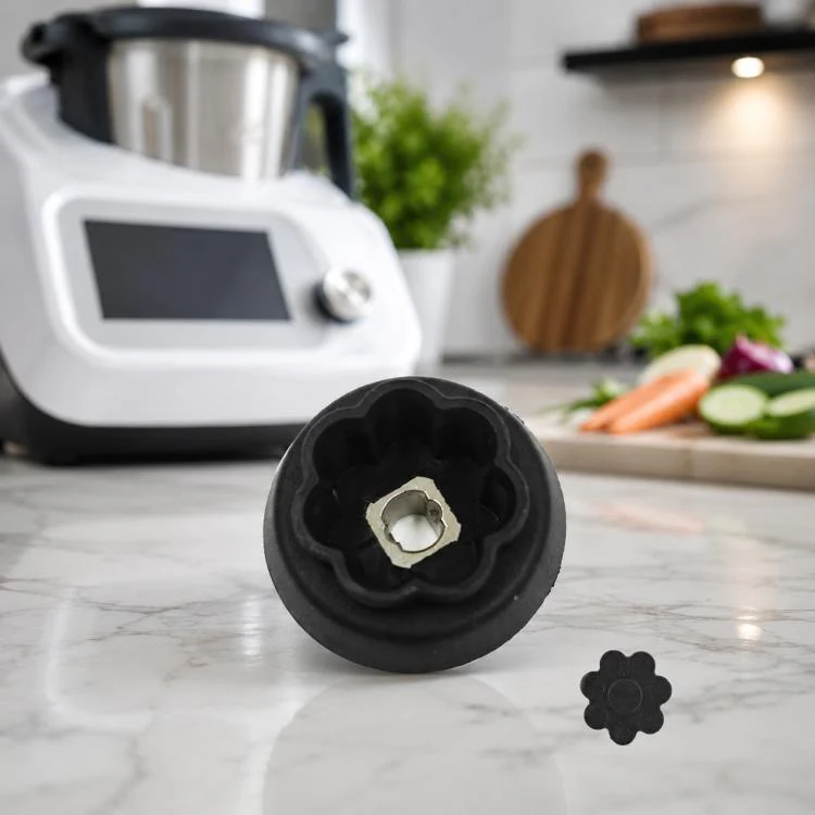 For Monsieur Cuisine Connect Food Processor Blade Motor Coupling Replacement Parts, 7 Gears(Black)