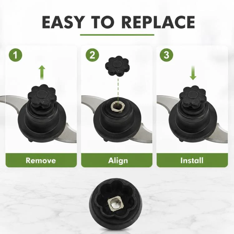 For Monsieur Cuisine Connect Food Processor Blade Motor Coupling Replacement Parts, 7 Gears(Black) - Image 6