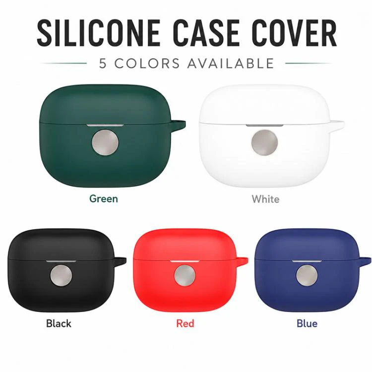 For Motorola Moto Buds 2 Pro Silicone Shockproof Earphone Protective Case(Green) - Image 3