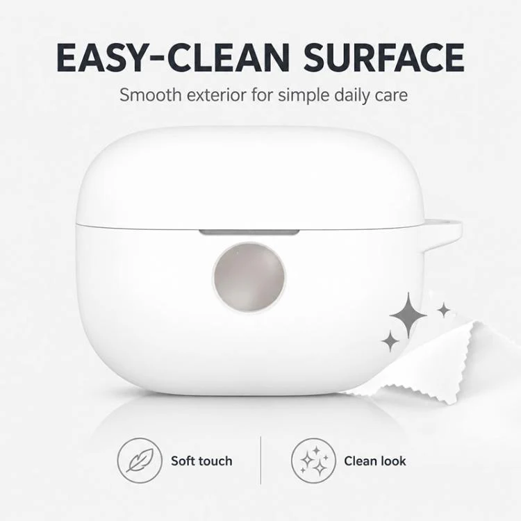 For Motorola Moto Buds 2 Pro Silicone Shockproof Earphone Protective Case(Red) - Image 10