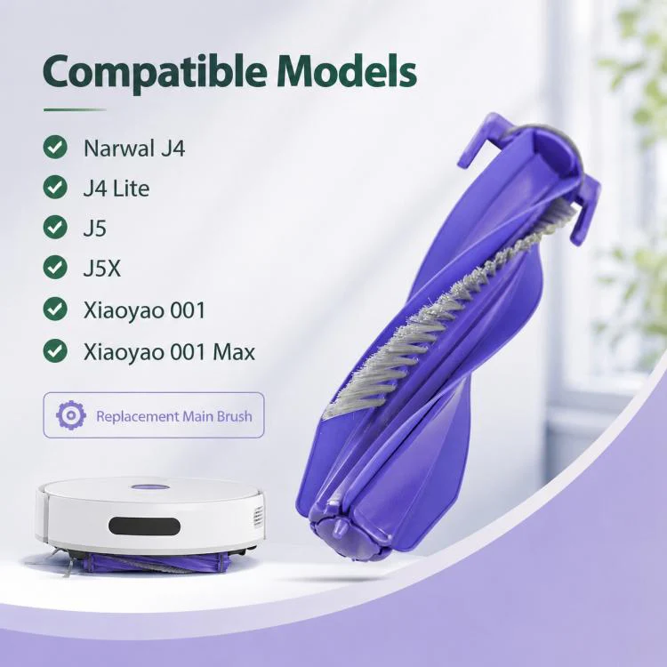 For Narwal Xiaoyao 001 / Xiaoyao 001 Max Robot Vacuum Cleaner Replacement Parts, Main Brush - Image 8