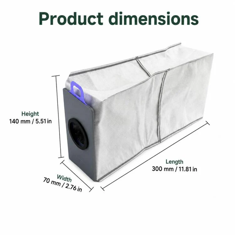 For Narwal Xiaoyao 002 / 002 Max Robot Vacuum Cleaner Replacement Parts, Auto Refill and Drain Version Dust Bag - Image 3