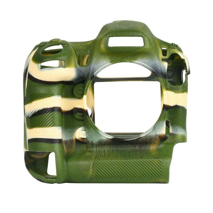 For Nikon D5 Litchi Texture Soft Silicone Camera Protective Case(Camouflage) - Image 2