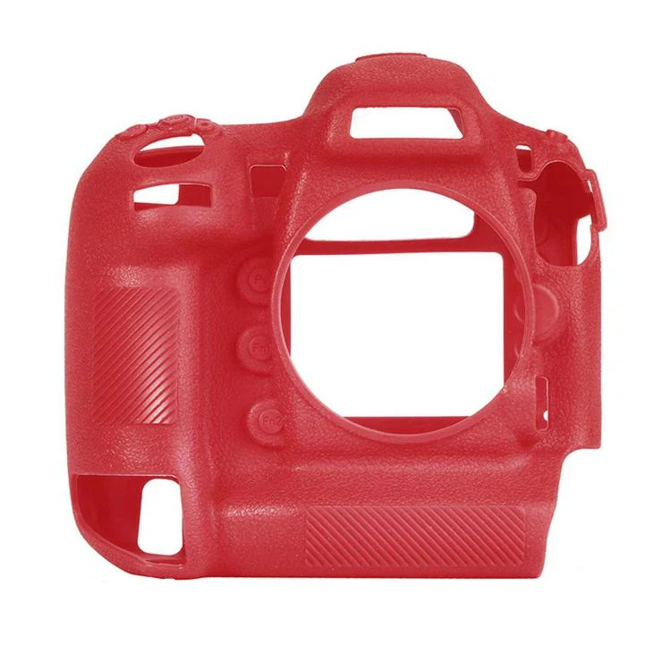 For Nikon D5 Litchi Texture Soft Silicone Camera Protective Case(Red) - Image 2