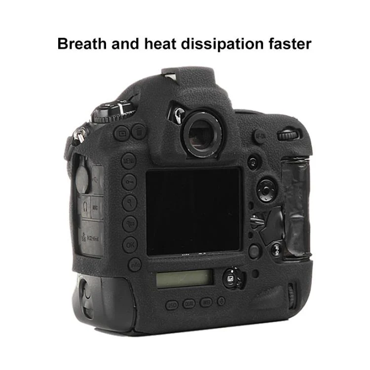 For Nikon D5 Litchi Texture Soft Silicone Camera Protective Case(White) - Image 5