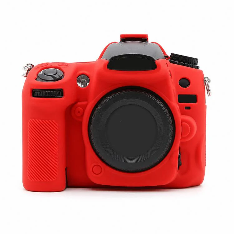 For Nikon D7000 Soft Silicone Camera Protective Case(Red)