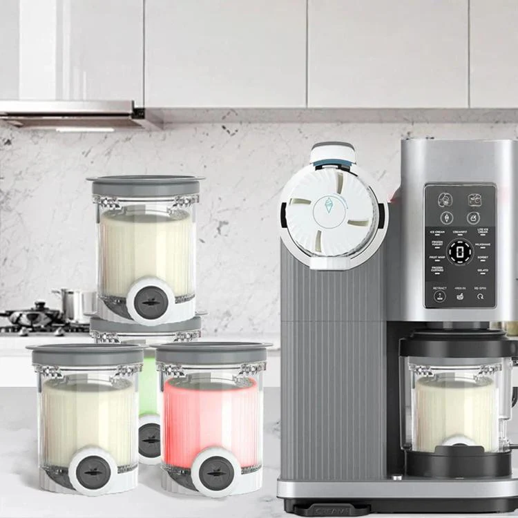 For Ninja NC700 / NC701 Ice Cream Maker 4pcs /Pack Replacement Ice Cream Cups Storage Tanks A Type - Image 2
