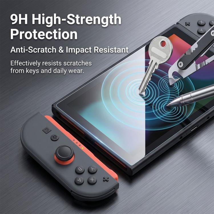 For Nintendo Switch 2 2pcs Book Box Dust-Free Chamber High-Definition Dust-Free Instant Game Console Tempered Glass Film - Image 3