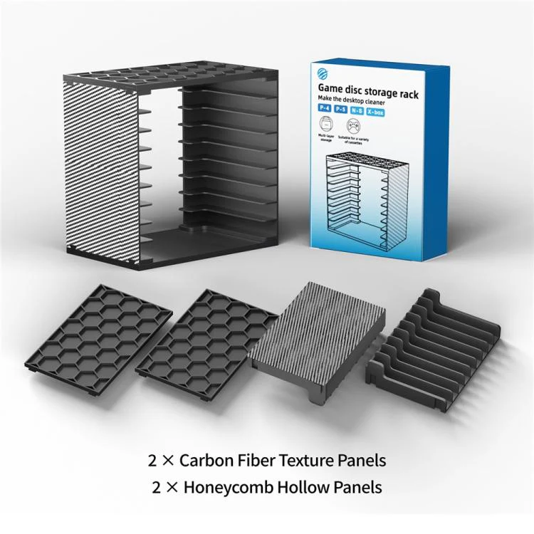 For Nintendo Switch / PS5 / PS4 / XBOX 2pcs Game Disc Storage Tower DIY Modular - Image 9