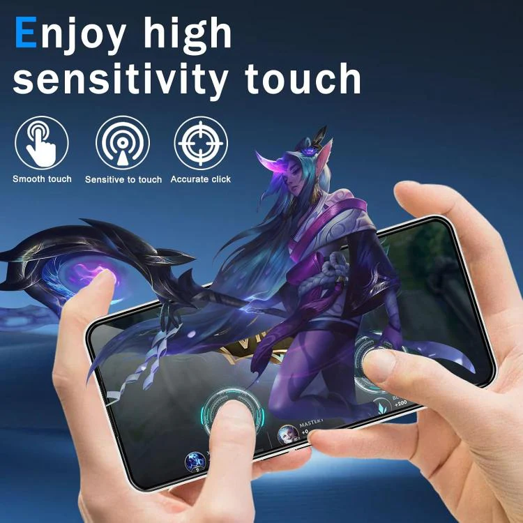 For Nothing Phone 2a 25pcs High-Aluminum Full-Coverage Anti-Fingerprint Screen-Printed HD Tempered Glass Film - Image 5