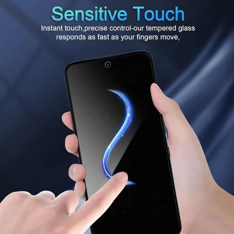 For Nothing Phone 3 25pcs High-Aluminum Full-Coverage Anti-Fingerprint Screen-Printed Privacy Tempered Glass Film - Image 4