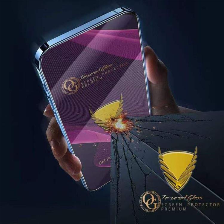 For Nothing Phone 3a 10pcs OG Purple Large-Arc Anti-Static High-Alumina Screen-Printed HD Tempered Glass Film - Image 2