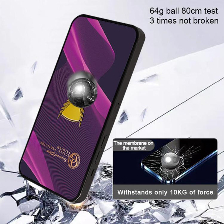 For Nothing Phone 3a 10pcs OG Purple Large-Arc Anti-Static High-Alumina Screen-Printed HD Tempered Glass Film - Image 4