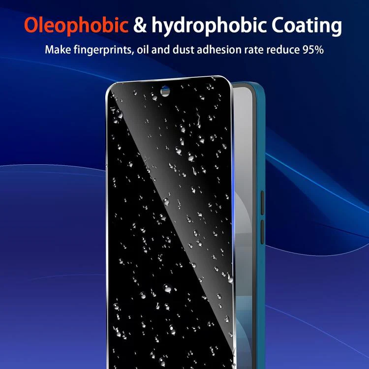 For Nothing Phone 3a Lite 25pcs High-Aluminum Full-Coverage Anti-Fingerprint Screen-Printed Privacy Tempered Glass Film - Image 3