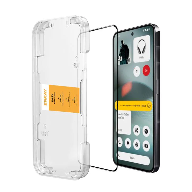For Nothing Phone 4a / 4a Pro ENKAY Easy Install High Alumina Silicon Full Glass Film