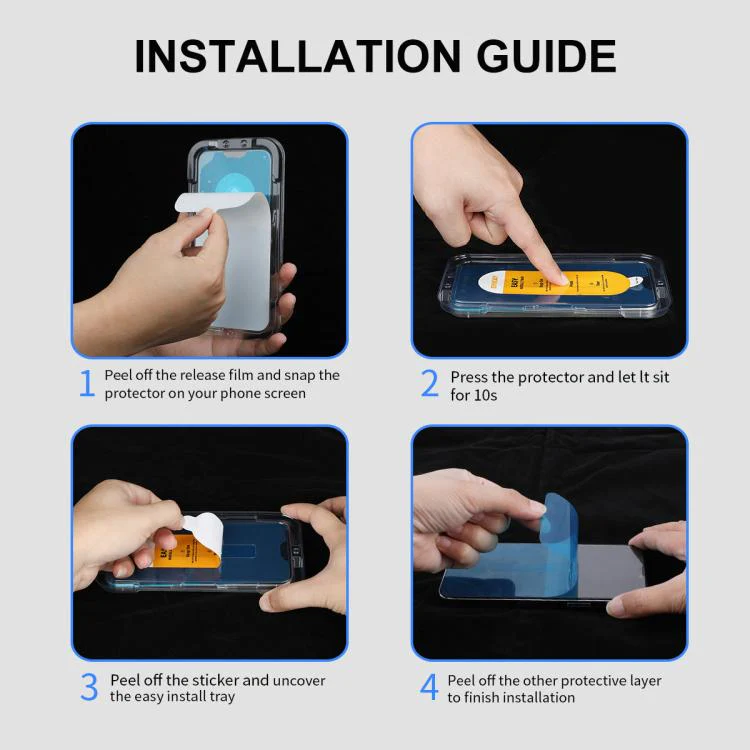 For Nothing Phone 4a / 4a Pro ENKAY Easy Install High Alumina Silicon Full Glass Film - Image 6