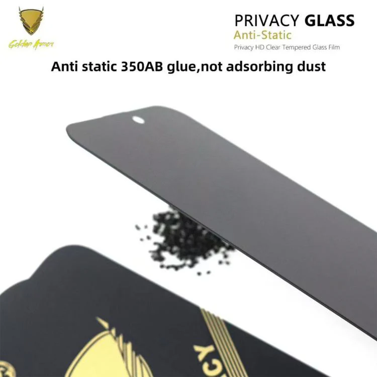 For Nothing Phone 4a Pro 10pcs OG Golden Armor Anti-Static High-Aluminium Screen-Printed Privacy Tempered Glass Film - Image 7