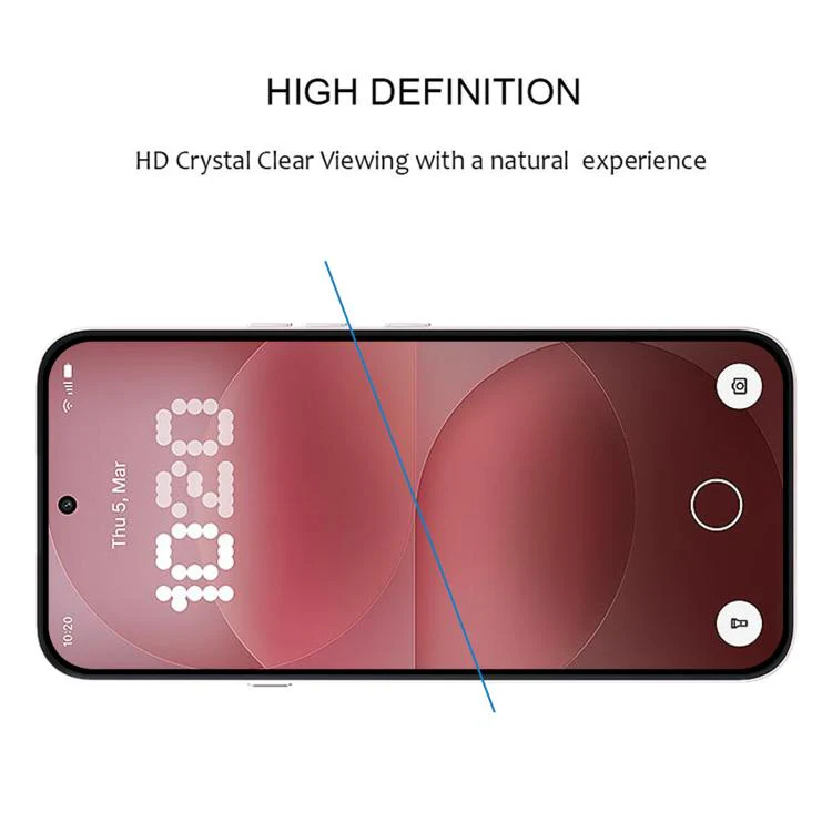 For Nothing Phone 4a Pro 25pcs Full Glue Screen Tempered Glass Film, Support Fingerprint Unlocking - Image 4