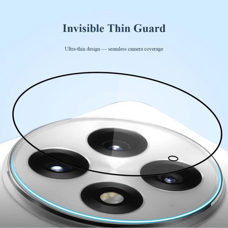 For OnePlus 13 2pcs/Set LeReach TF Series Snap Version HD Wear-Resistant Camera Lens Glass Film(Clear with Black Frame) - Image 10
