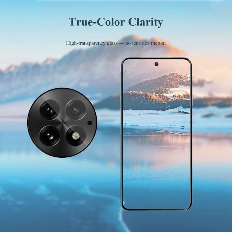 For OnePlus 13 LeReach TF Series Snap Version HD Wear-Resistant Camera Lens Glass Film(Black) - Image 7