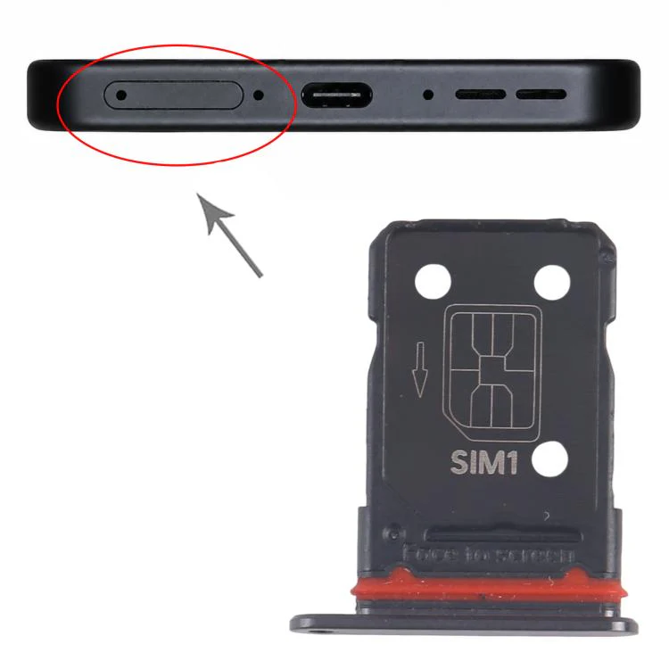 For OnePlus 13 SIM Card Tray + SIM Card Tray (Black) - Image 4