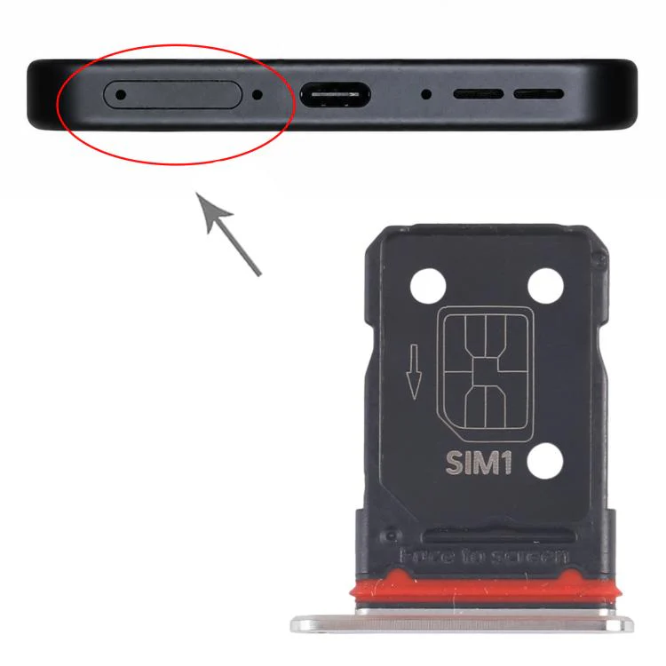 For OnePlus 13 SIM Card Tray + SIM Card Tray (Silver) - Image 4