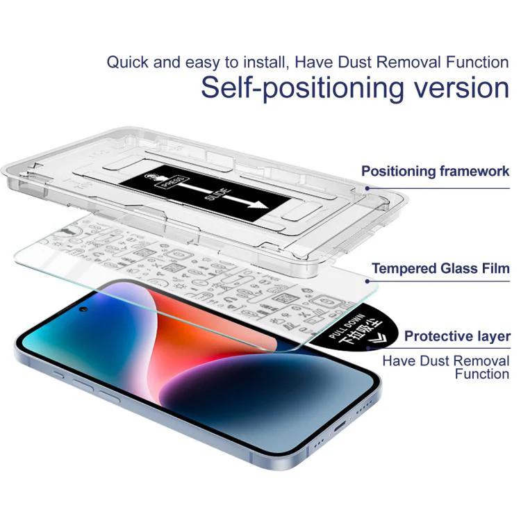 For OnePlus 15 imak Dust-free Chamber Locator H Series Tempered Glass Film - Image 3