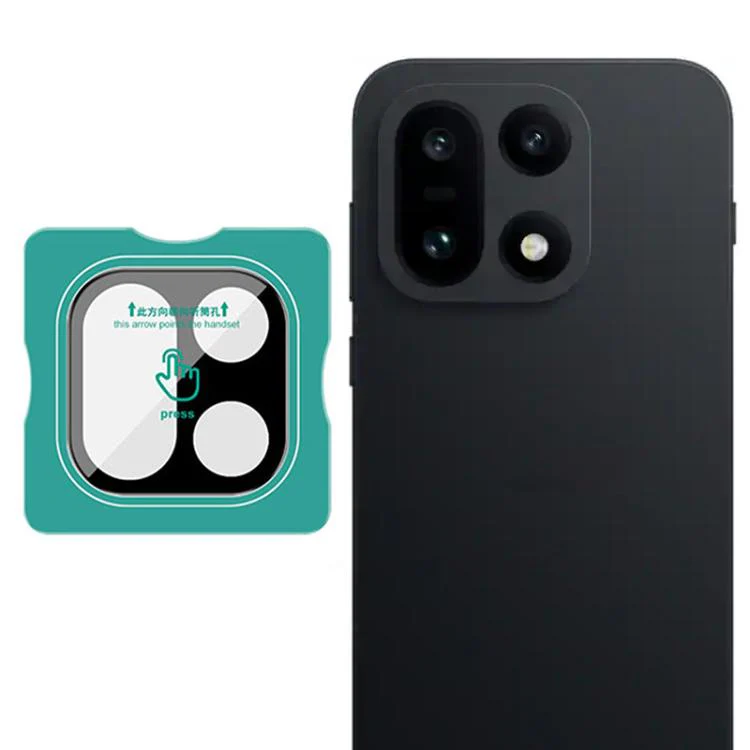 For OnePlus 15 LeReach TF Series Snap Version HD Wear-Resistant Camera Lens Glass Film(Black)
