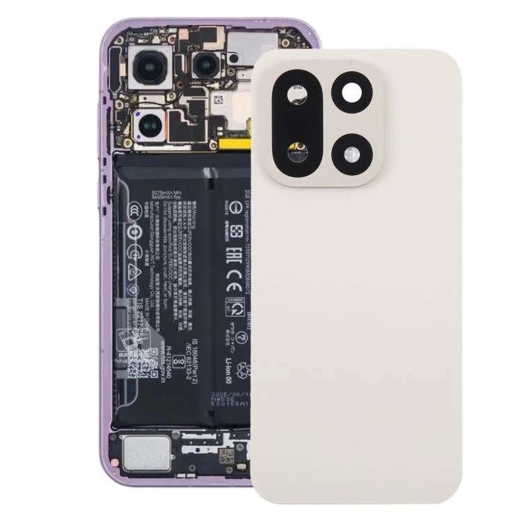 For OnePlus 15 Original Battery Back Cover with Camera Lens Frame(White)