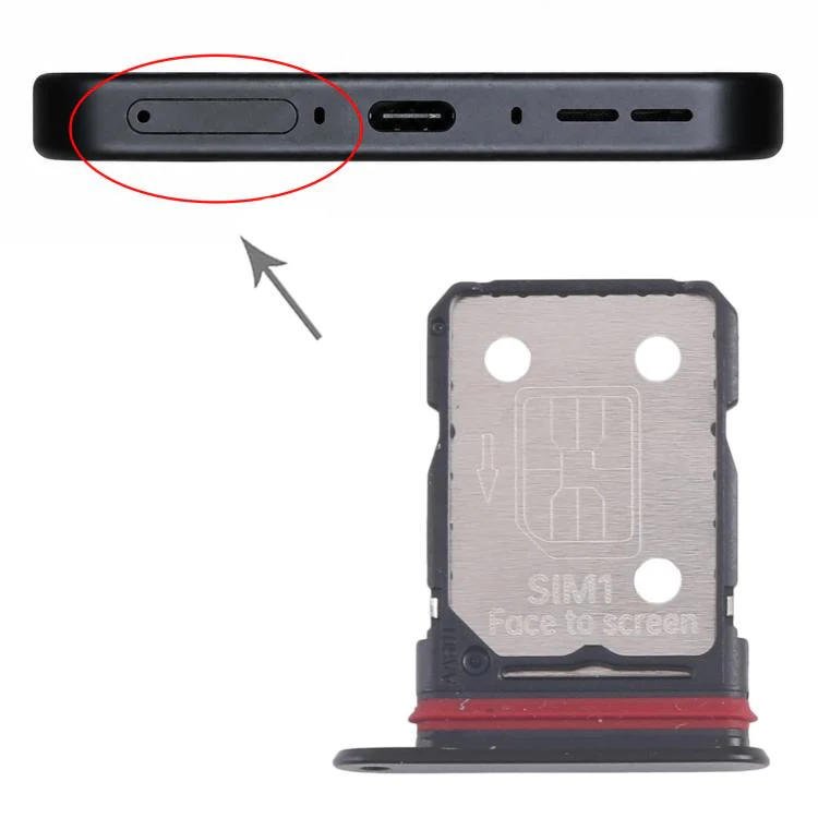 For OnePlus 15 SIM Card Tray + SIM Card Tray (Black) - Image 4