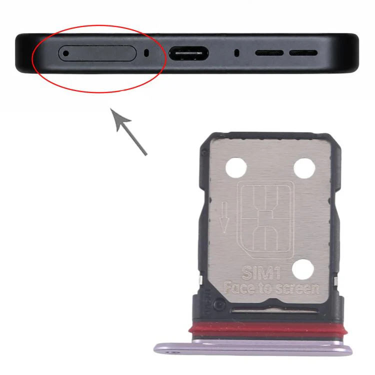 For OnePlus 15 SIM Card Tray + SIM Card Tray (Purple) - Image 4