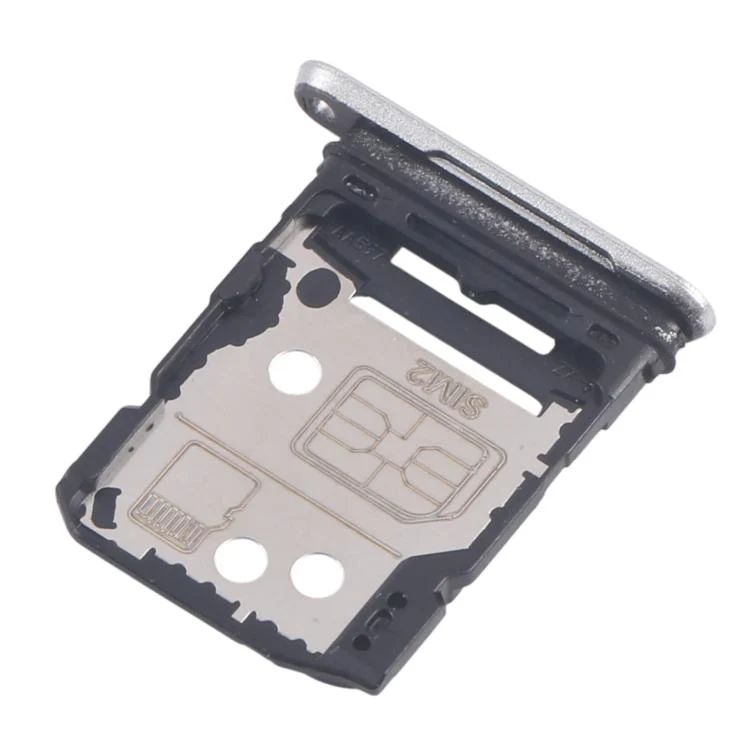 For OnePlus Ace 5 Racing SIM Card Tray + SIM Card Tray / Micro SD Card Tray (Silver) - Image 3