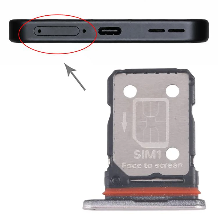For OnePlus Ace 5 Ultra SIM Card Tray + SIM Card Tray (Gold) - Image 4
