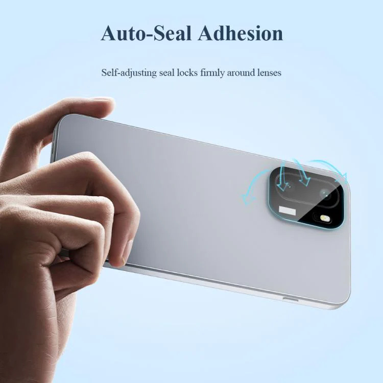 For OnePlus Ace 6 LeReach TF Series Snap Version HD Wear-Resistant Camera Lens Glass Film(Black) - Image 8