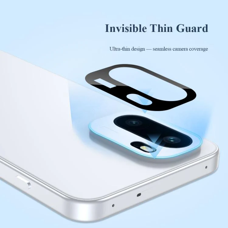 For OnePlus Ace 6 LeReach TF Series Snap Version HD Wear-Resistant Camera Lens Glass Film(Black) - Image 9