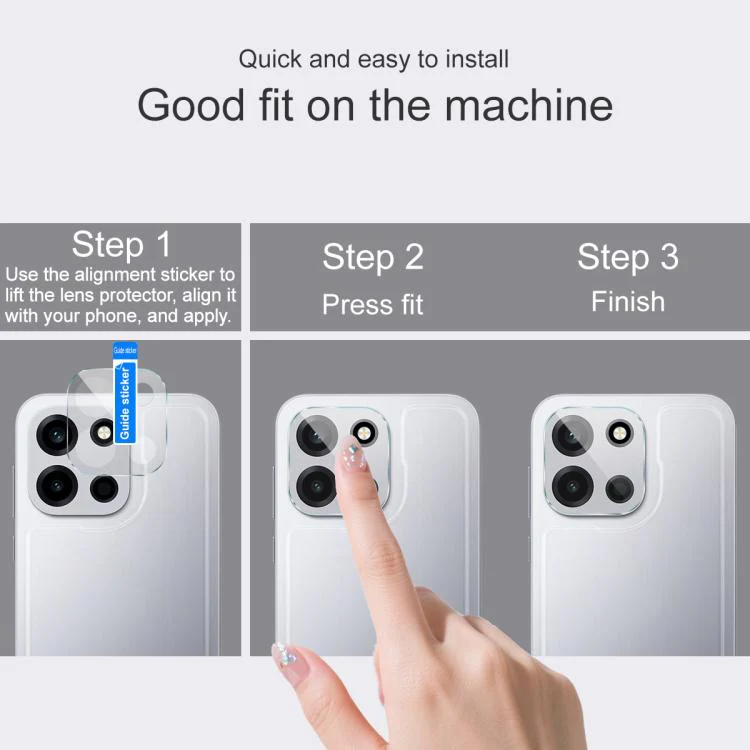 For OnePlus Nord 6 5G IMAK Rear Camera Lens Glass Film Thin Version - Image 4
