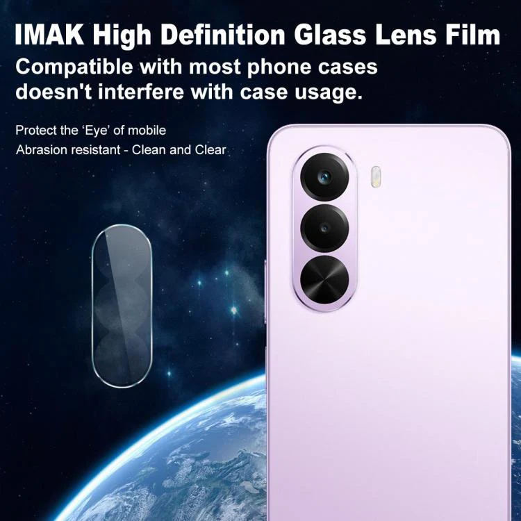 For OnePlus Nord CE6 Lite/Turbo 6X 5G IMAK Rear Camera Lens Glass Film Thin Version - Image 2
