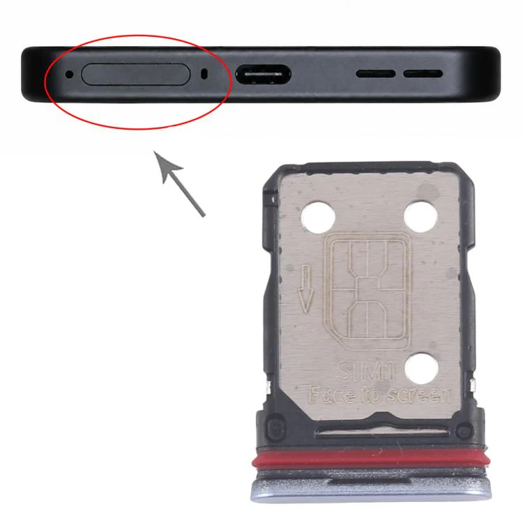 For OnePlus Turbo 6 SIM Card Tray + SIM Card Tray (Purple) - Image 4