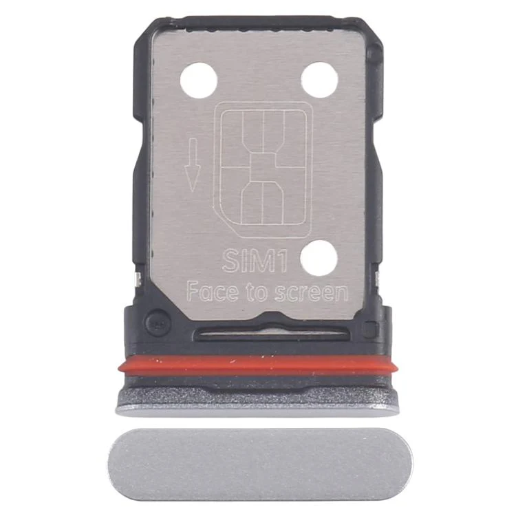 For OnePlus Turbo 6 SIM Card Tray + SIM Card Tray (Silver)
