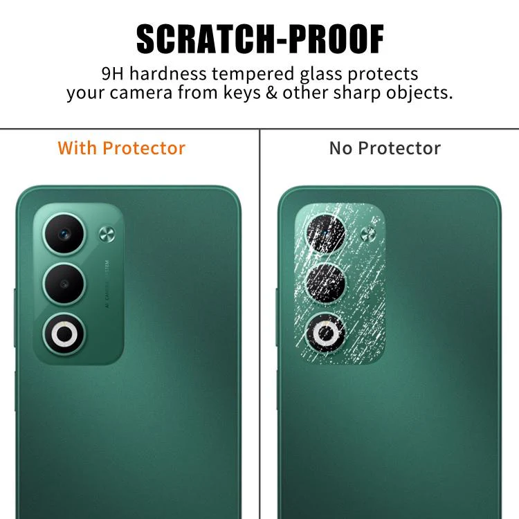 For OPPO A5 Kalebol Transparent HD Anti-Fingerprint AR Integrated Camera Lens Tempered Glass Film - Image 4