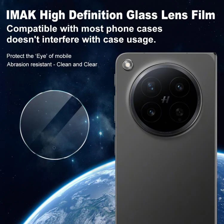For OPPO Find N6 5G IMAK Rear Camera Lens Glass Film Thin Version - Image 2