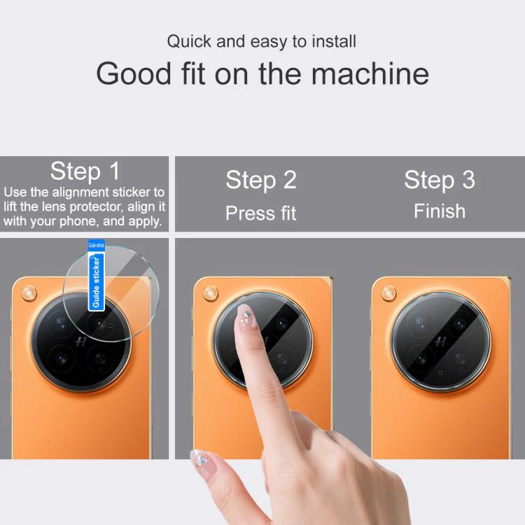 For OPPO Find N6 5G IMAK Rear Camera Lens Glass Film Thin Version - Image 4