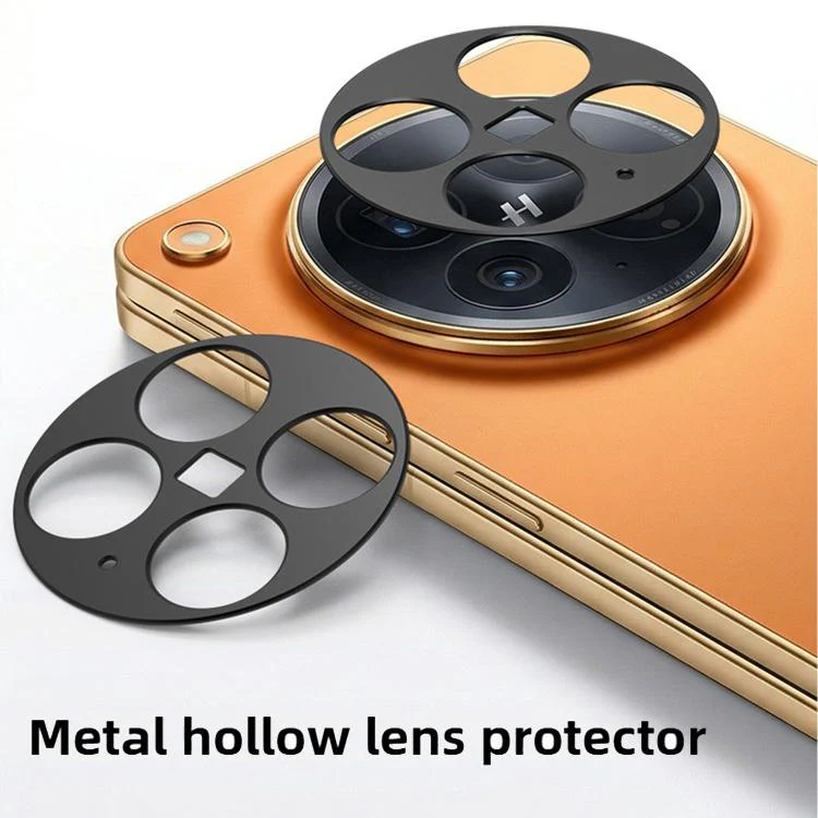 For OPPO Find N6 Kalebol Black Metal Hollow Lens Protection Ring - Image 2