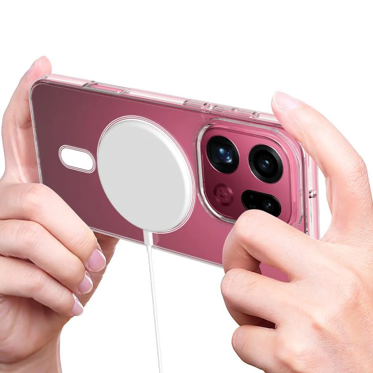 For OPPO Find X9 Pro 5G MagSafe Clear Acrylic PC Hybrid TPU Phone Case(Transparent) - Image 6